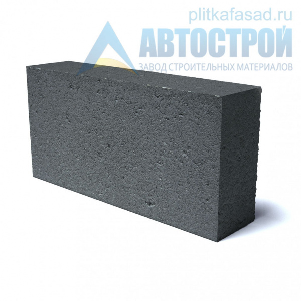 Блок облицовочный фасадный угловой полнотелый 90х188х390 мм черный А-Строй в Солнечногорске по низкой цене
