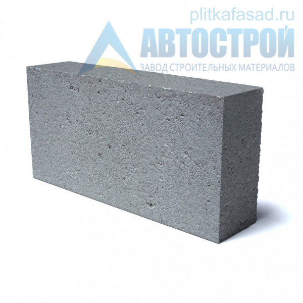 Блок облицовочный фасадный угловой полнотелый 90х188х390 мм серый А-Строй в Солнечногорске по низкой цене