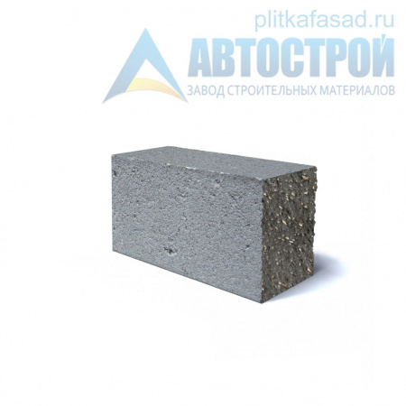 Блок облицовочный фасадный угловой полнотелый 90х90х195 мм серый А-Строй в Солнечногорске по низкой цене